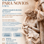 Cartel del curso para novios de la parroquia San Manuel González.